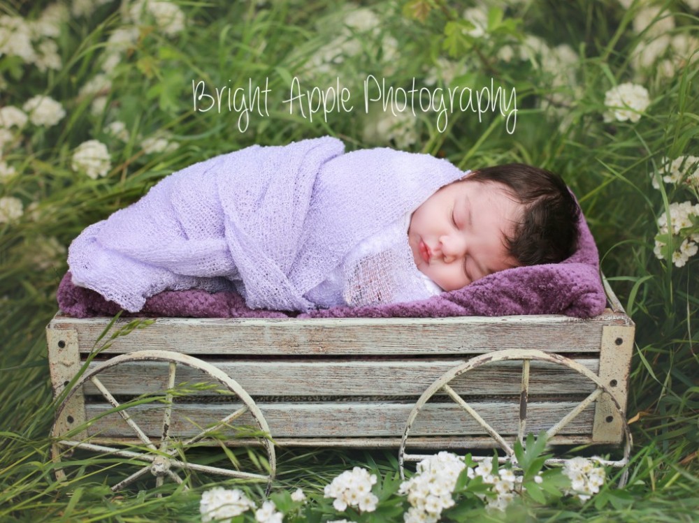 Outdoor newborn baby photography 2